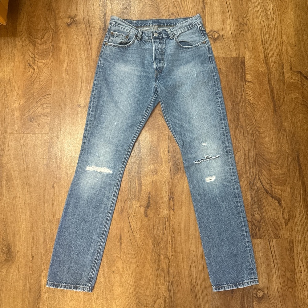 Y2K Vintage Distressed 501 Levi’s Jeans. 27 x 32